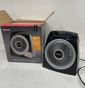 Vornado Eh1-0241-06 Vh10 1500-watts Black Electric Space Heater With Thermostat