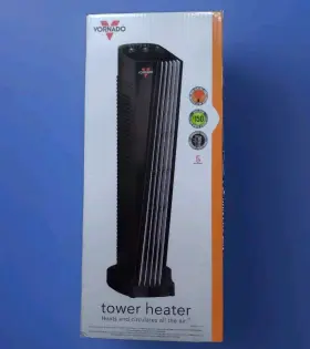 Eh1006606 Vornado Th1 Whole Room Tower Heater Black With Original Box