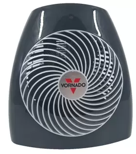 Eh1009106 Vornado Mvh 1500w Fan Heater With 3 Settings Black