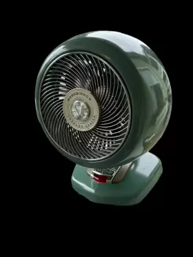 Eh1012117 Vornado Vheat Vintage Metal Heater Green Whole Room