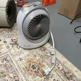 Eh1-0137-43bb Vornadobaby Tempa Electric Nursery Space Heater White Corded 900w