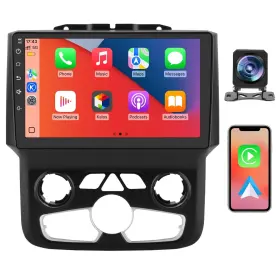 Vratzn 708500299565 Car Radio Stereo For Dodge Ram 2013-2018 1500 2500 3500 Automatic Ac With 4g