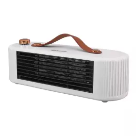 Vrbgify 445011099071 800-watt 3.54 Inch White Electric Indoor Tower Forced Air Ceramic Fan Space Heater