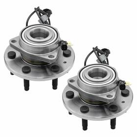 Vurkcy Zcdy-017 4x4/4wd Front Wheel Bearing Hubs Assembly Compatible With Chevy Silver