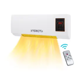 1400w Vyemoyo 717352355442 Wall Space Heater Electric Heaters For Indoor Use Large Room Fast Heati