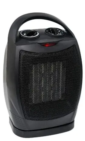 Wl-sh10-blk Warm-living 10 Inch Oscillating Ceramic Space Heater