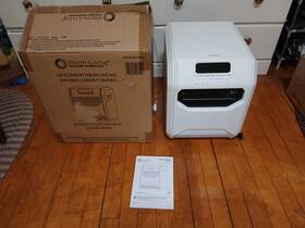 Warm Living Wlht1269-wht Pre-owned Warm-living 6-element Infrared Quartz Heater No Remote