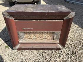 Warm Morning Vr-20m Propane Floor Unit Heater 50 000 Btu Brown Rotary Knob