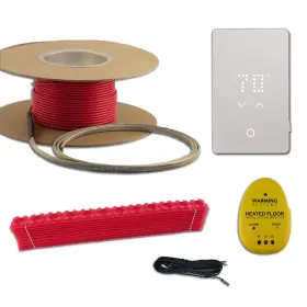 45cable120-20 Warming Systems - 45 Sqft 120v Electric Radiant Floor Heating Kit Includes Cable