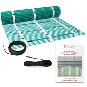 Warmlyyours 881308022105 Radiant Floor Heating System 3 X 8 Ft. - Electric Heated Mat Provides F