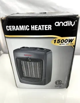 Fh105a Watts Andily Ceramic Heater 1500 Model Tested