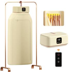 Wdabolu Cd2023p Portable Clothes Dryer 8h Timer With Remote Control And Dry Bag Mini Compact Fo