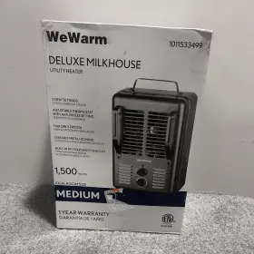 1011533499 Wewarm Deluxe Milkhouse Utility Heater 1500w Auto Shut-off Adjustable Thermostat