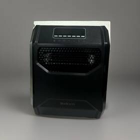 Wewarm 3007n75 Portable Infrared Electric Heater Black Auto Shut-off Timer Steel