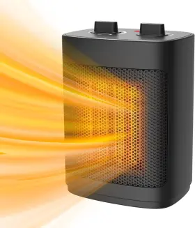 Ht1118c Wewarm Small Space Heater 1500w Portable Heaters For Indoor Use With Black