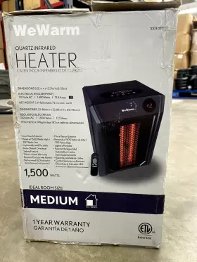 Ht1195 Wewarm Quartz Infrared Space Heater With Remote