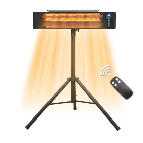 Ht8006n Wewarm Infrared Outdoor Heater 1500w Wall Mounted And Standing With Tripod Ip65
