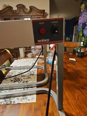 Winco B600 Food Heat Lamp Strip Heater With Adjustable Stand 500w 24 Inch