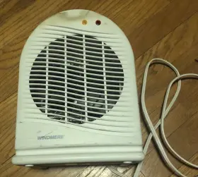 750-1500w Windmere 3145 Preowned 120v Portable Space Heater Indoor Electric. Works