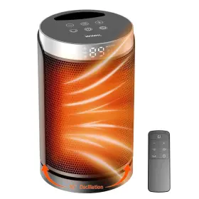 B0f192pkmf Winhl 1500w Portable Electric Space Heater With Thermostat Remote 70 Oscillation