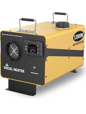 Wodli Hf-qp-fr12000w 12000w Diesel Heater - 12v/24v Dc And 110v Ac All-in-one Portable Parking Air Heat