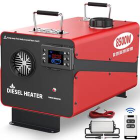 Wodli Hf-qp-fr8500w 8500w Diesel Heater 12v/24v/110v All-in-one Portable Parking Air Space Heate