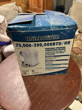 Hd-200a Workforce 75000 - 200000 Btu/hr Portable Propane Convection Heater