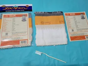 Syk-20 World Marketing Of America 013204105037 Porta Heat 000 Kerosene Heater Wick And Free Clean Brush Guide