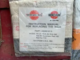 Rca-37 World Marketing Of America 013204105051 Toyostove/toyotomi Kerosene Heater Wick Rca-36 36f 37f -clean Brush/guide