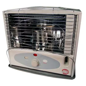 Kw11f World Marketing Of America Kero 10 000 Btu Kerosene Wick Heater With Sure-seat Chimney System Gray Used
