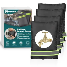 Ofc-4 Wyegey Thicken Outdoor Faucet Covers For Winter Freeze Protection 4 Pack 7 Inch W X 9