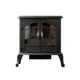Ca-ht9737lg-1 Xbrand 684357973783 24.7 Inch H Black Freestanding Heat Wired Fire Stove