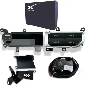 Aux007 Xcarpad Oem Style Auxiliary Switch Bank Kit Aux Panel Dash 4 Buttons 4x30a For