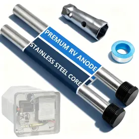 Rods-01 Xcmvcn 2-pack Rv Water Heater Anode Rod 9.25 Inch X 3/4 Npt Premium Magnesium R