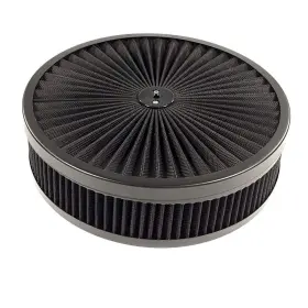 1614abk-2bk Xrtmd For 5-1/8 Inch Opening Carb Filter Flow 14 X2 Air Cleaner Extra Lid W