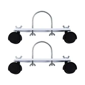 Yajuyi 711181192537 2 Pieces Electric Heater Caster Frame Base Accessories Spare Parts Smooth And Ea