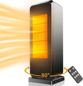 Ar-h08 Yeluft 16 Inch Space Heaters For Indoor Use 1500w Ar-h08-black - Black