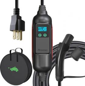 Youwoauto G2y-khons-tesla-1p-16a-5c Level 1 Ev Charger For Tesla 110v 16 Amp With Nema 5-15 Plug Mobile Charge