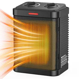 1500w Yukool 704334440906 Ptc Ceramic Space Heater-thermostat 3 Modes Quiet Safe Heating