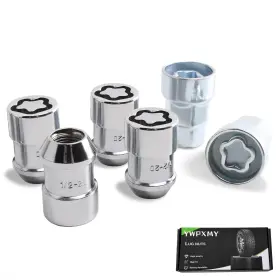 Px-0004 Ywpxmy Wheel Lock Lug Nut Kit Anti Theft 1/2-20 Thread Size Compatible With Wrangle