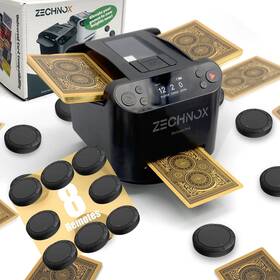 Zechnox Max6w-us-2601 2026 New Smart 3-in-1 Automatic Card Shuffler And Dealerprogrammable Dea