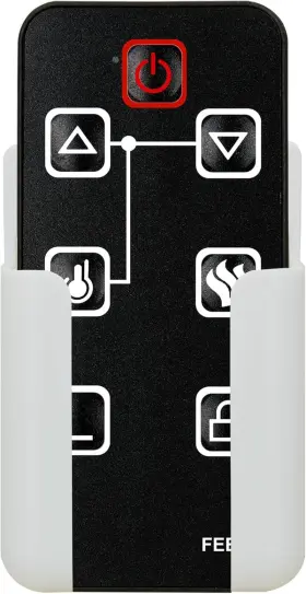 C124012302d22 Zhuhaishixiaojukejiyouxiangongsi Replacement For Allen Roth Electric Fireplace Heater Remote Control F12-b-031-07