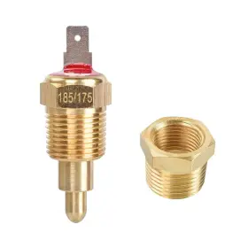 Zimisi-zms-095 Zimisi Electric Cooling Fan Thermostat Switch 185 To 175 Degree Car 185/175 Gold