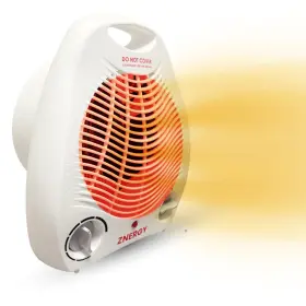 1500w Znergy 850069769147 Fan Heater Adjustable Thermostat And Speed 3 Heat Settings Overheating