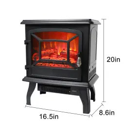 If-1336tcl Zokop Recess Electric Fireplace Heater Wall Mounted Inwall 14 Inch 17 24 26 36 42 47