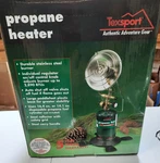 Texsport Portable Outdoor Propane Camping Heater 2,890 Btus - Model 14215 Used. Price: $15.00.