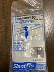 Slant-fi Splice Plate Set 2" Baseboard Accessory White Fine/line 30 New. Price: $11.20.