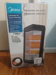 Midea 1500W Quartz Electric Space Heater, MSH20Q3ABBV, Black, New. Price: $33.60.