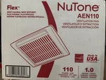 Nutone AEN110 Bath Ventilation Fan Brand New Sealed Box. Price: $49.99.