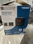 Utilitech Infrared Quartz Cabinet Heater 3-HEAT Digital 300 Sq Ft 4969025 Open. Price: $55.00.